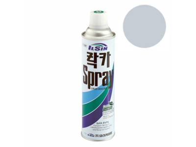 일신 락카 스프레이 은색 420ml