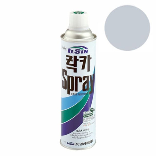 일신 락카 스프레이 은색 420ml