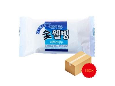 버블 목초액함유 숯웰빙 세탁비누 240gX40개(1박스)