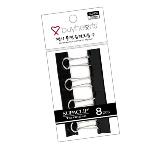 팬시슈파블랙 중 8개입 25mmx15mmx11.5mm 문구 사무