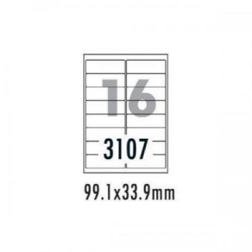 폼텍 주소용라벨 LS-3107 (100매 16칸)