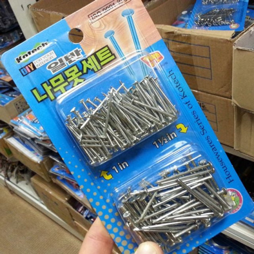 코텍 일반나무못세트 K-110 못 나사 나무못 못세트