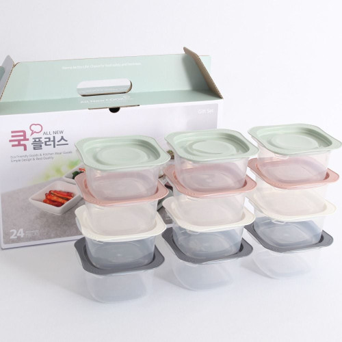 전자렌지용 냉동밥보관용기 밀폐용기 반찬통12P 세트