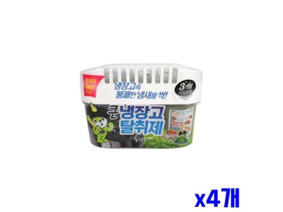 숯 성분 냉장고 탈취제 대용량 x4개 주방용품