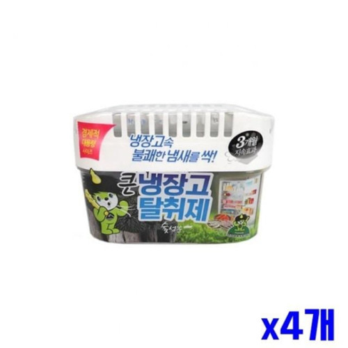 숯 성분 냉장고 탈취제 대용량 x4개 주방용품
