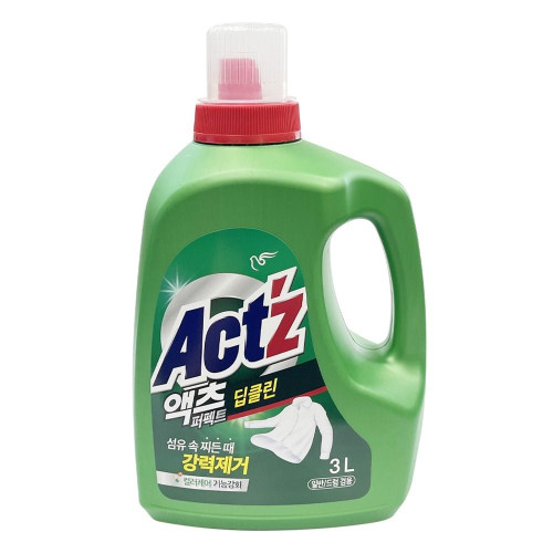 액츠 퍼펙트 딥클린 액체세제 용기 3.0L -O