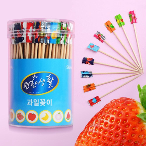국산 과일꽂이 이쑤시개 300p 업소용이쑤시게 요지