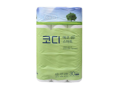 코디 에코 스마트 화장지 30롤 두루마리 화장지 티슈