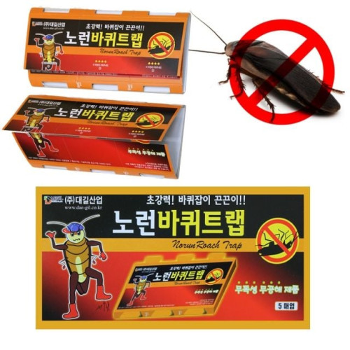 노런 초강력 바퀴제거 끈끈이트랩 5매
