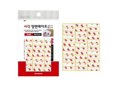 ( 3M 사각 양면테이프 35x10mm 360매