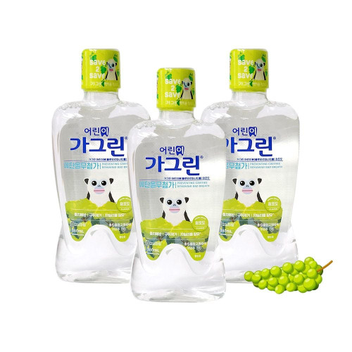 어린이 가그린 380ml x 3개세트 (청포도)