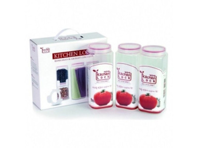 키친락 KITCHEN LOCK 보관용기 3P SET- K3000
