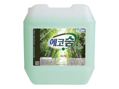 대용량 섬유탈취제 에코숨 18.75L 피톤치드향