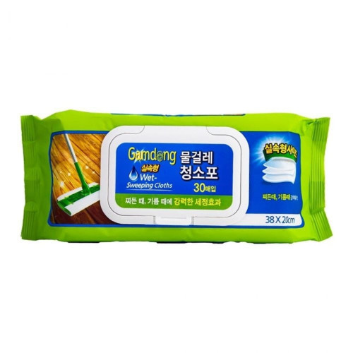 물걸레청소포 30매 대형 실속형 바닥청소티슈 밀대