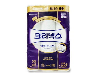 쿨샵 크리넥스 데코소프트 3겹화장지 도톰한 30롤