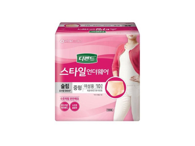 디펜드 스타일 언더웨어슬림 중형 여성용 10입