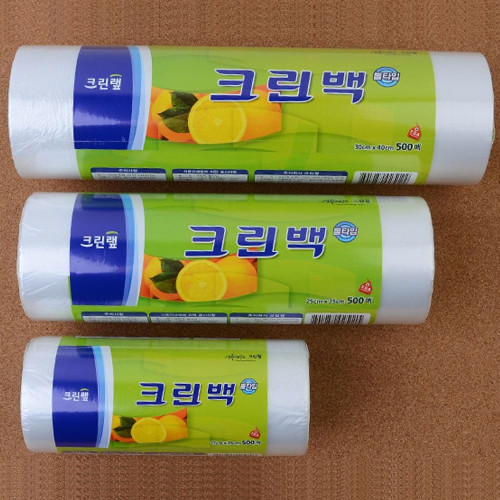 롤타입 크린백 30cmX40cm 500매 일회용 위생 크린롤백