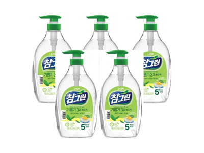참그린 기름기 뽀드득 500g 용기 5개입