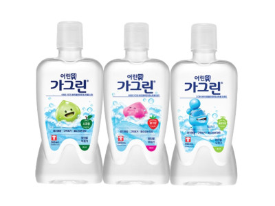 어린이가그린 아동가글 380mlx3개/사과/딸기/청포도맛
