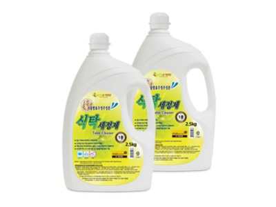 식탁세정제 2.5L 2개 자몽향 다목적 탈취 끈적임없이