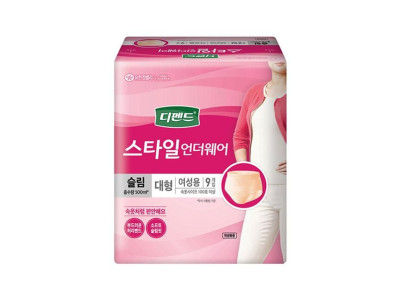 디펜드 스타일 언더웨어 슬림 대형 여성용 9입