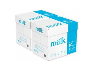 밀크 A4 80g 5000매 복사용지 (500매x5권 2박스)