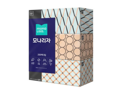 모나리자 미용티슈 각티슈 200매 3입