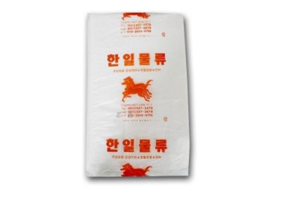 비닐 봉지 쓰레기 봉지 장바구니 비닐백 흰색 57x75