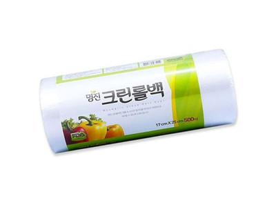 명진 크린 롤백 일회용 위생백 17x25x500매 비닐백 비닐팩 위생백 위생팩 일회용백