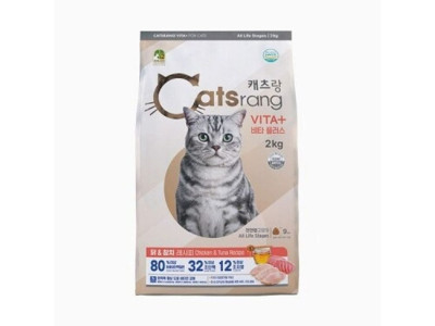 반려묘 전연령 사료 2kg 1p 벨르샤 캐츠랑전연령 대