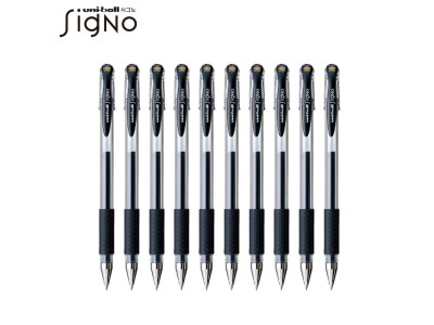 UNI 유니볼 시그노볼펜(0.38mm)UM-151 블랙색상 10자루