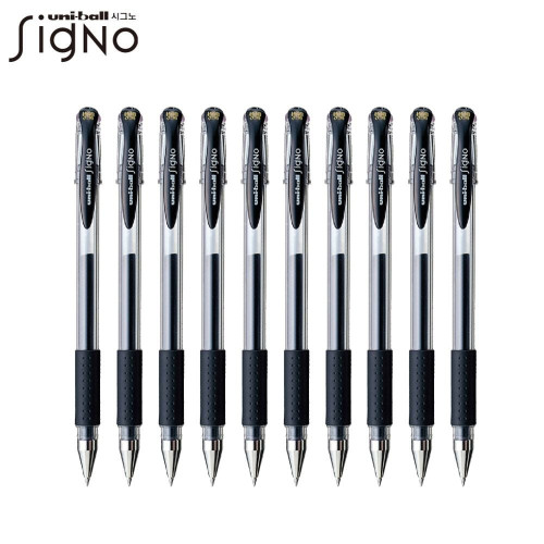 UNI 유니볼 시그노볼펜(0.38mm)UM-151 블랙색상 10자루