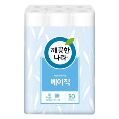 깨끗한나라 베이직 화장지 40mX30롤