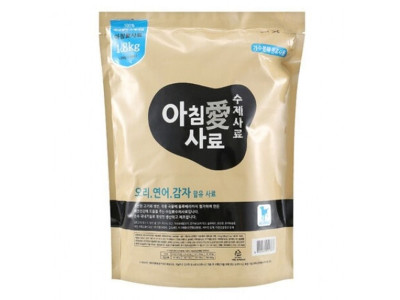 강아지 수제 사료 오리 연어 감자 1kg 1P 건식 국내산