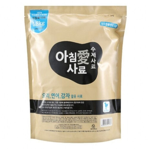 강아지 수제 사료 오리 연어 감자 1kg 1P 건식 국내산