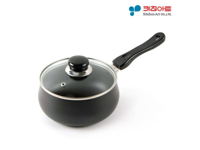 키친아트 쥬노 블랙 경질냄비 편수 20cm 국냄비 찌개