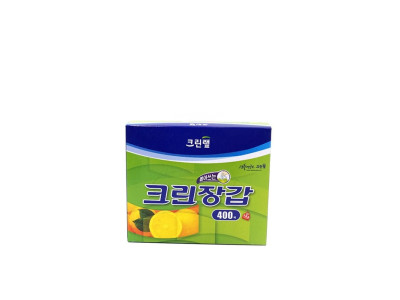 크린랩 뽑아쓰는 크린장갑 400매 일회용 위생장갑