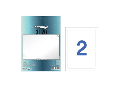 폼텍 방수라벨지 PP3120 2칸 10매x2개