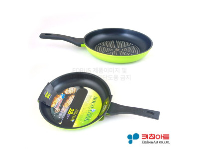 키친아트 하우스쿡 칼라 후라이팬 28cm 일반 프라이팬