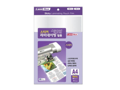 스티커 코팅지 A4 216X303mm 100MIC 10매 권