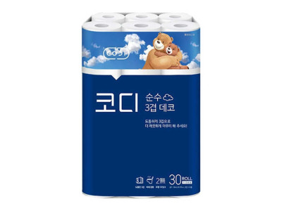 코디 순수 3겹 데코(30롤)