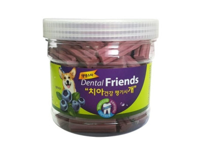 강아지 껌간식 댕댕스타 덴탈 프랜드 300g(블루베리)