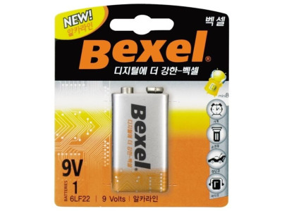 벡셀 알카라인 건전지 6FL22 9V x 1개