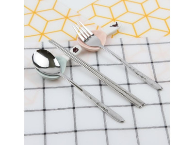 DMK 스테인리스 토끼 아동 3P
