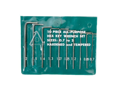 삼정정밀 육각렌치세트 0.7 ~ 2mm (10pcs)