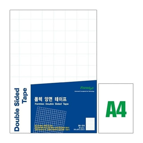 폼텍 양면테이프 BS-210 A4/20매