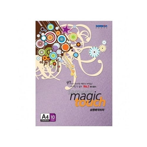 삼원 매직터치 M15 연보라.A4 180g 10입.1권
