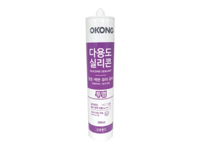 다용도실리콘 투명 300ml 오공