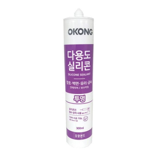 다용도실리콘 투명 300ml 오공