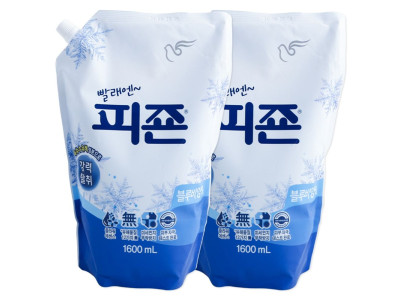피죤 섬유유연제 1600ml + 1600ml 리필 블루비앙카